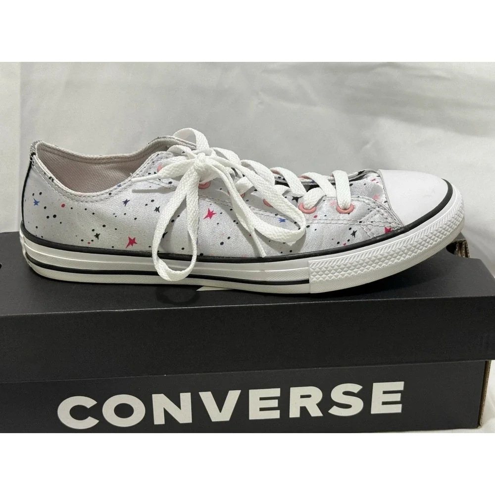 Converse‎ Juniors Girl's Stars Multicolor Sneakers Size 6